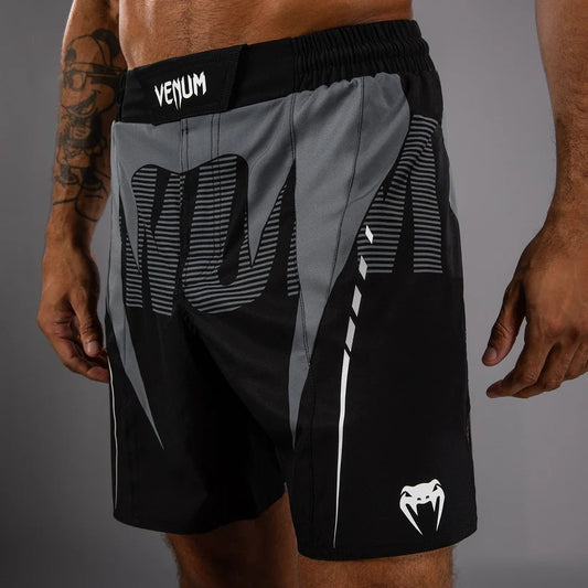 Venum Adrenaline Fightshorts - Black/Silver Grey