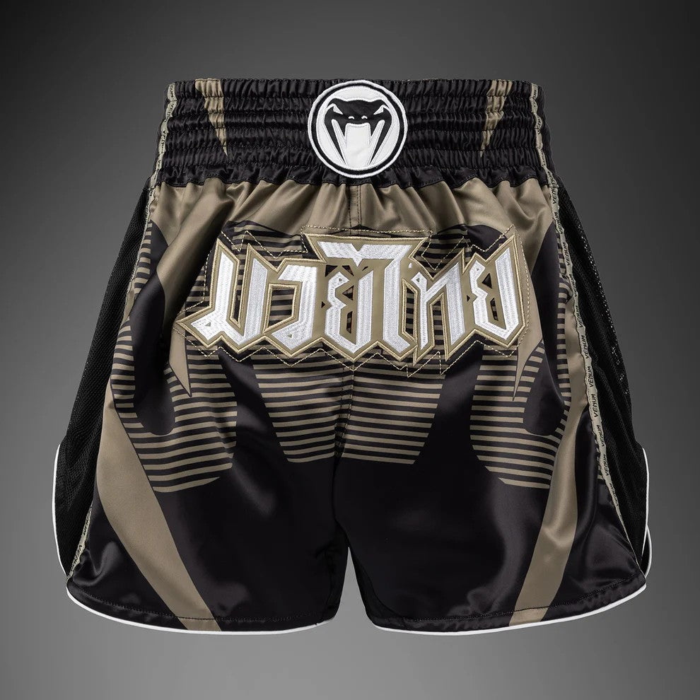 Venum Adrenaline Muay Thai Shorts- Black/Sand