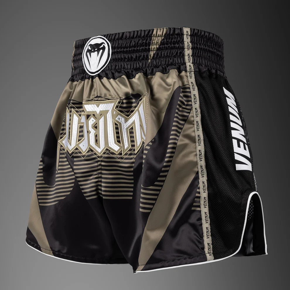 Venum Adrenaline Muay Thai Shorts- Black/Sand