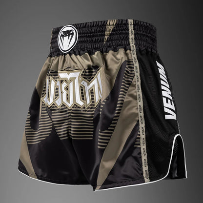 Venum Adrenaline Muay Thai Shorts- Black/Sand