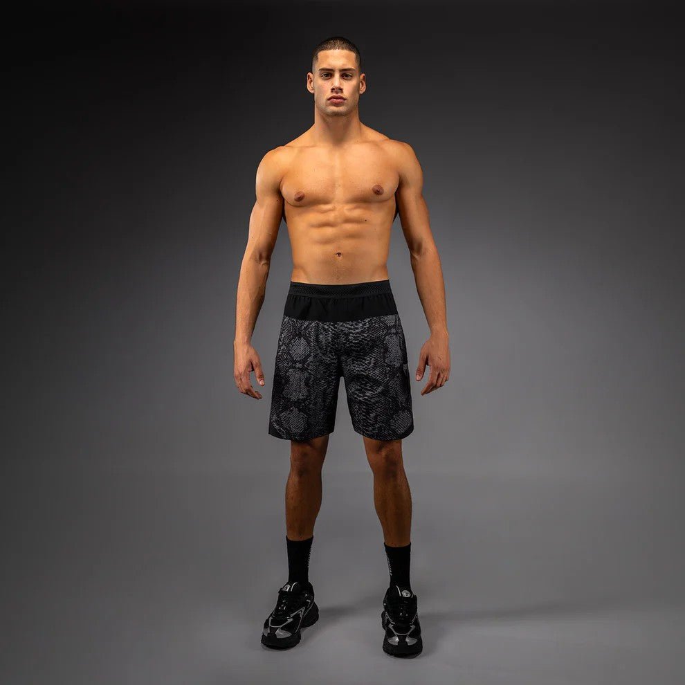 Venum G-Fit Scales Training Shorts - Black/Charcoal Grey