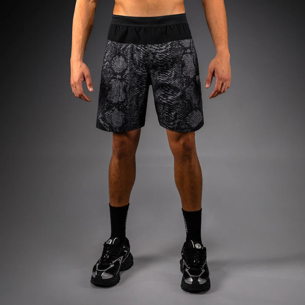 Venum G-Fit Scales Training Shorts - Black/Charcoal Grey
