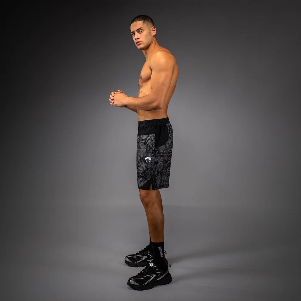 Venum G-Fit Scales Training Shorts - Black/Charcoal Grey