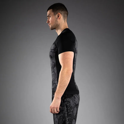 Venum G-Fit Scales Rashguard Manches Courtes- Black/Charcoal Grey