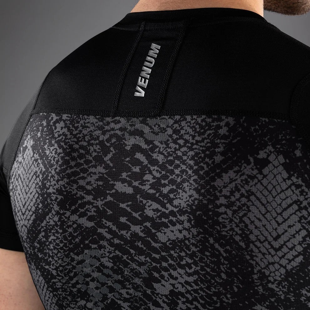 Venum G-Fit Scales Rashguard Manches Courtes- Black/Charcoal Grey