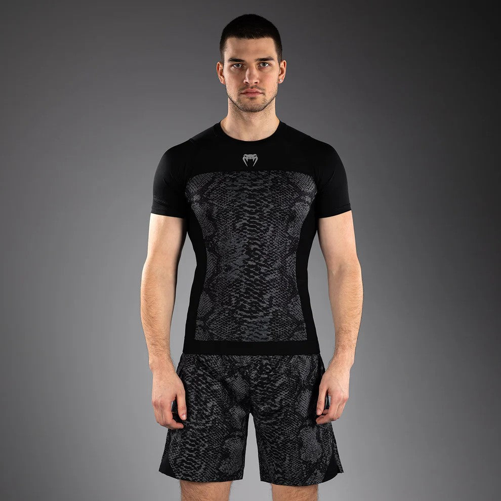 Venum G-Fit Scales Rashguard Manches Courtes- Black/Charcoal Grey