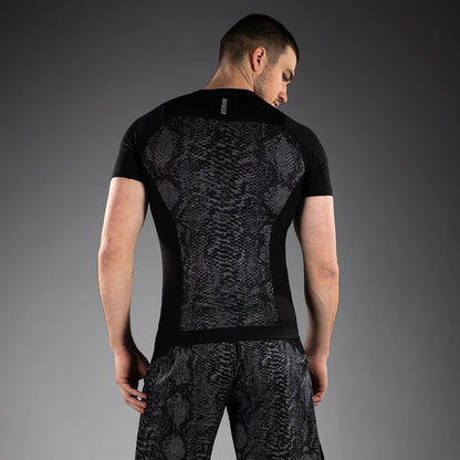 Venum G-Fit Scales Rashguard Manches Courtes- Black/Charcoal Grey