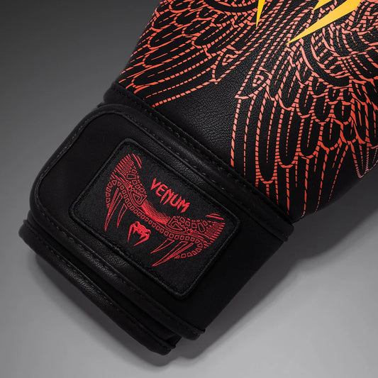 Venum Quetzal Fury Gants de Boxe - Black/Fury Red/Tangerine