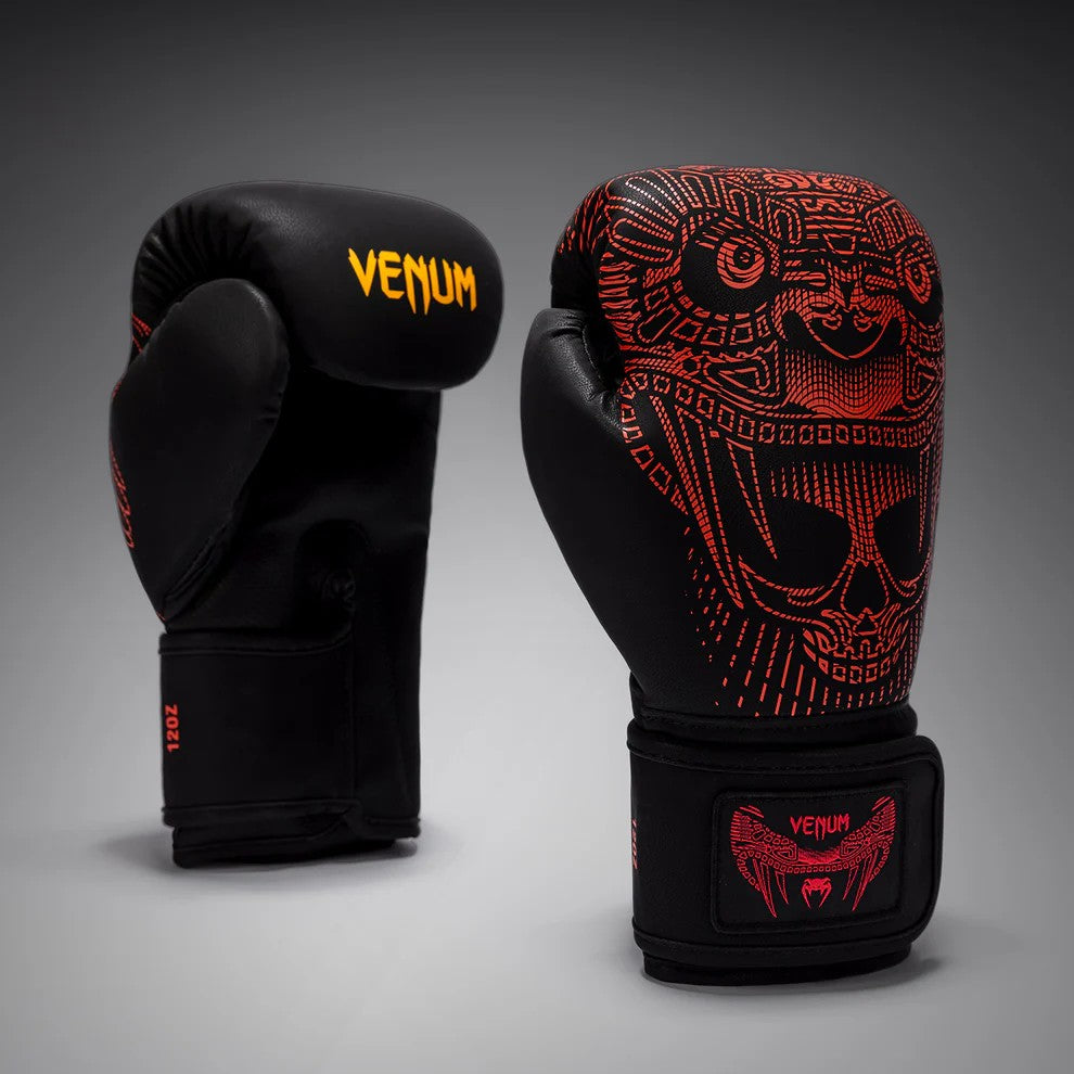 Venum Quetzal Fury Gants de Boxe - Black/Fury Red/Tangerine
