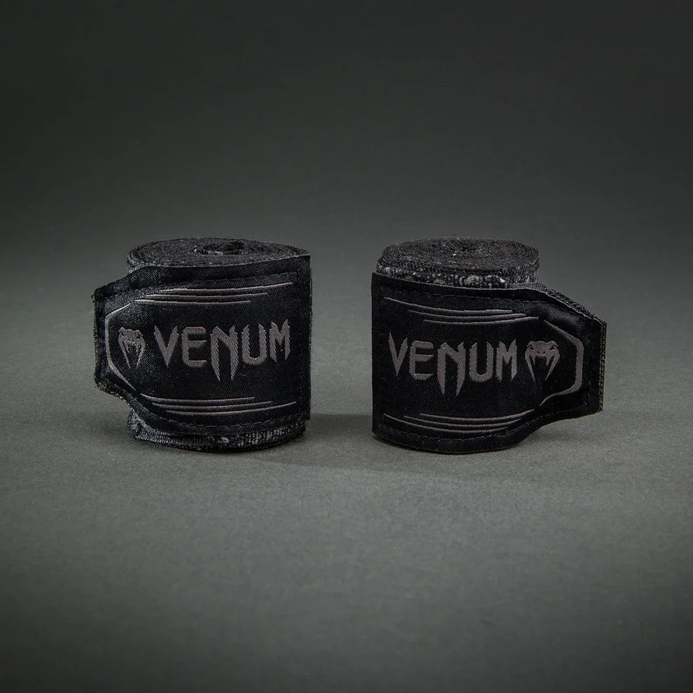 Venum Santa Muerte Bandes de Boxe Black/White