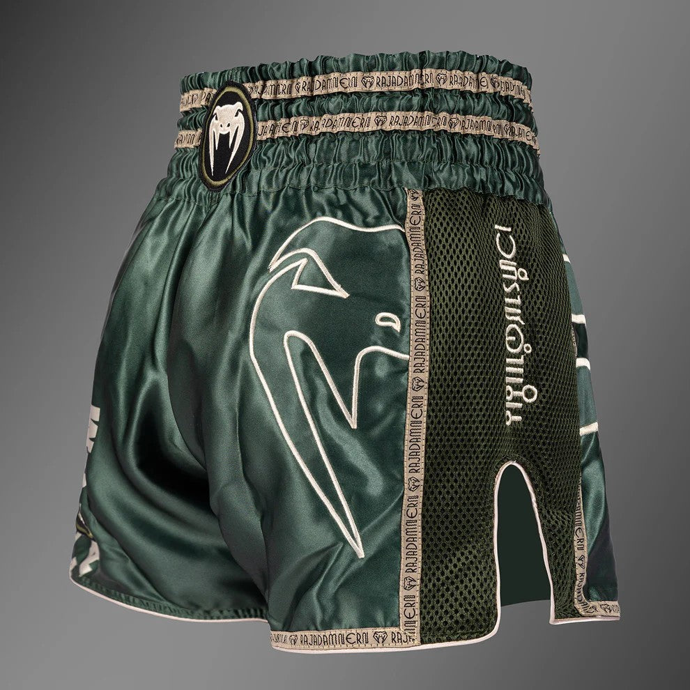 Short de Muay Thai Venum x Rajadamnern - Vert Militaire