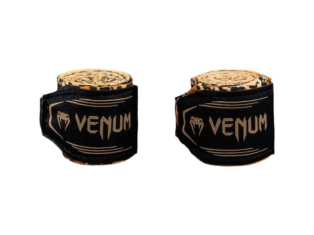 Bandes de boxe Venum - Leopard camel