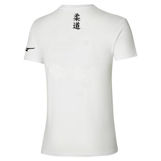 T-shirt judo Mizuno "Fuji"  - Blanc