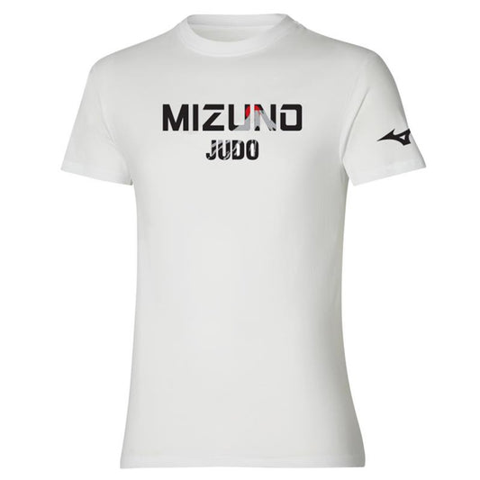 T-shirt judo Mizuno "Fuji"  - Blanc