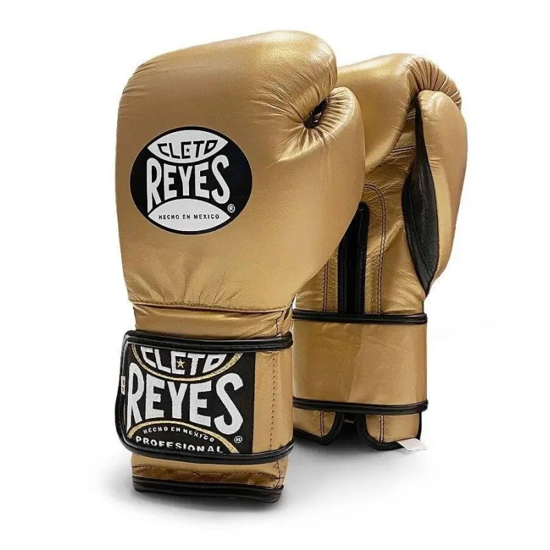 Gants de boxe REYES cuir top - GOLD