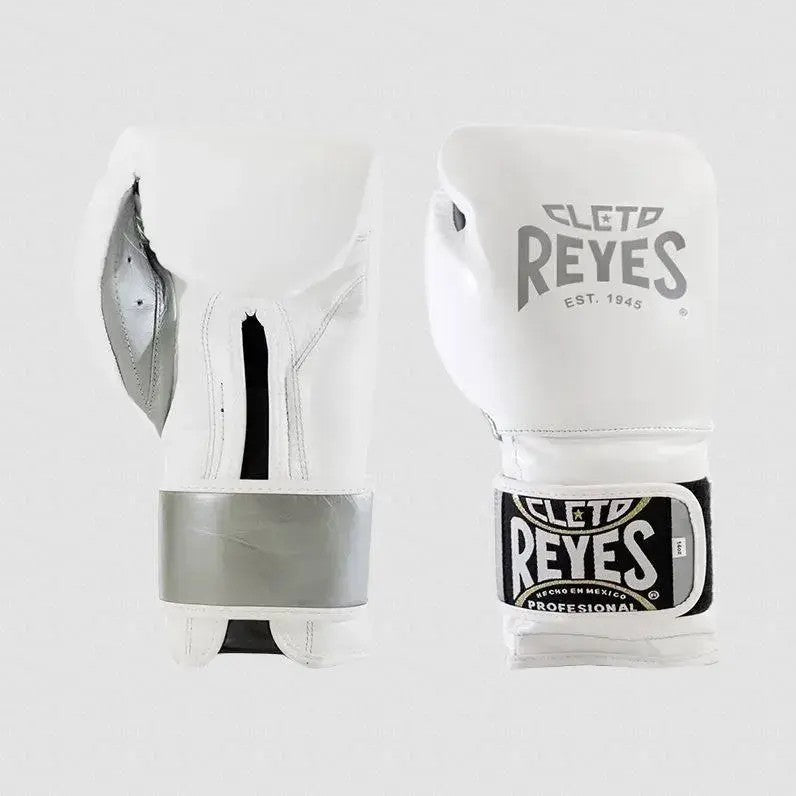 Gants de boxe REYES cuir top - WHITE/SYLVER