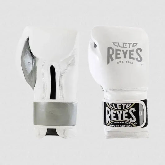 Gants de boxe REYES cuir top - WHITE/SYLVER