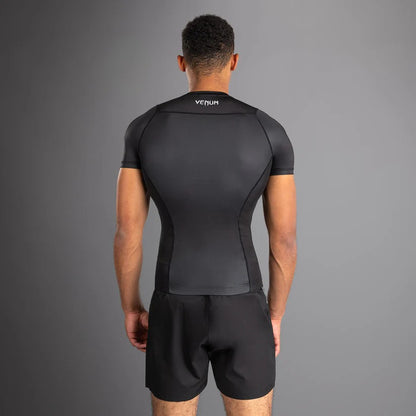 Rashguard Venum No Gi - Noir/Gris Argenté