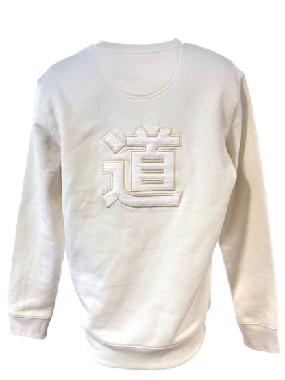 Sweat col rond IPPON STAR "DO" - Blanc cassé