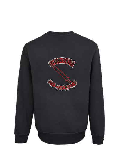 Sweat col rond IPPON STAR "chanbara 3D" - Noir