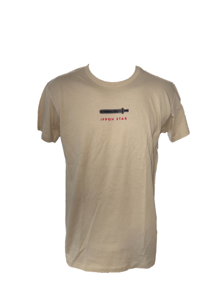 T-Shirt IPPON STAR "chanbara" - Crème
