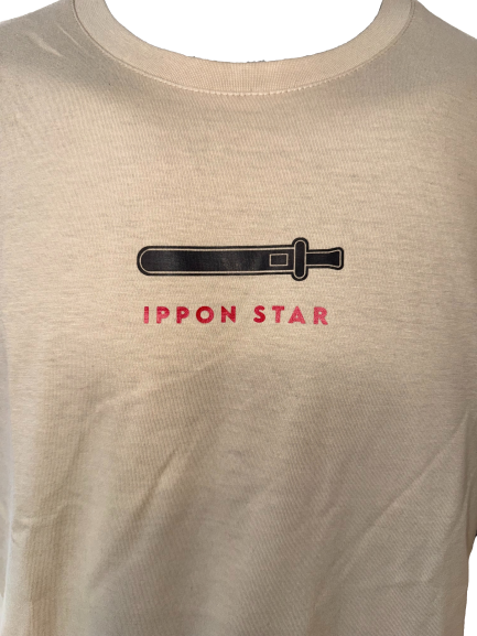 T-Shirt IPPON STAR "chanbara" - Crème
