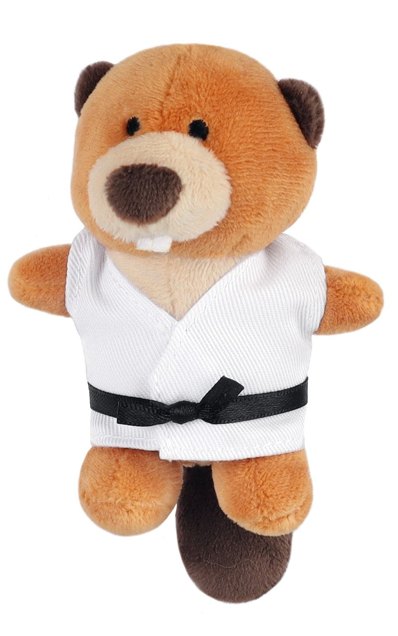 Porte-clés peluche castor