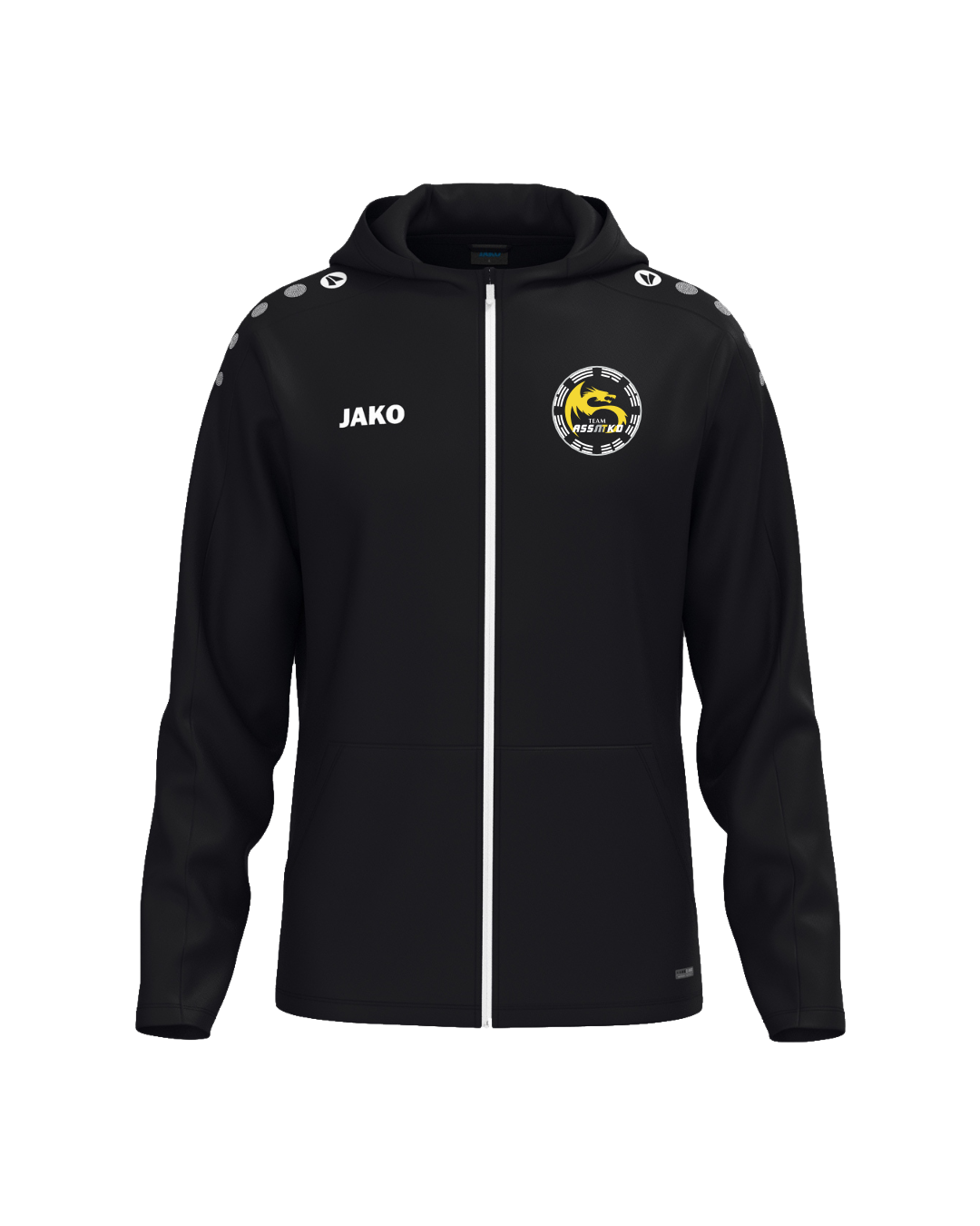 Veste à capuche noire - Avec logo ASSM TKD