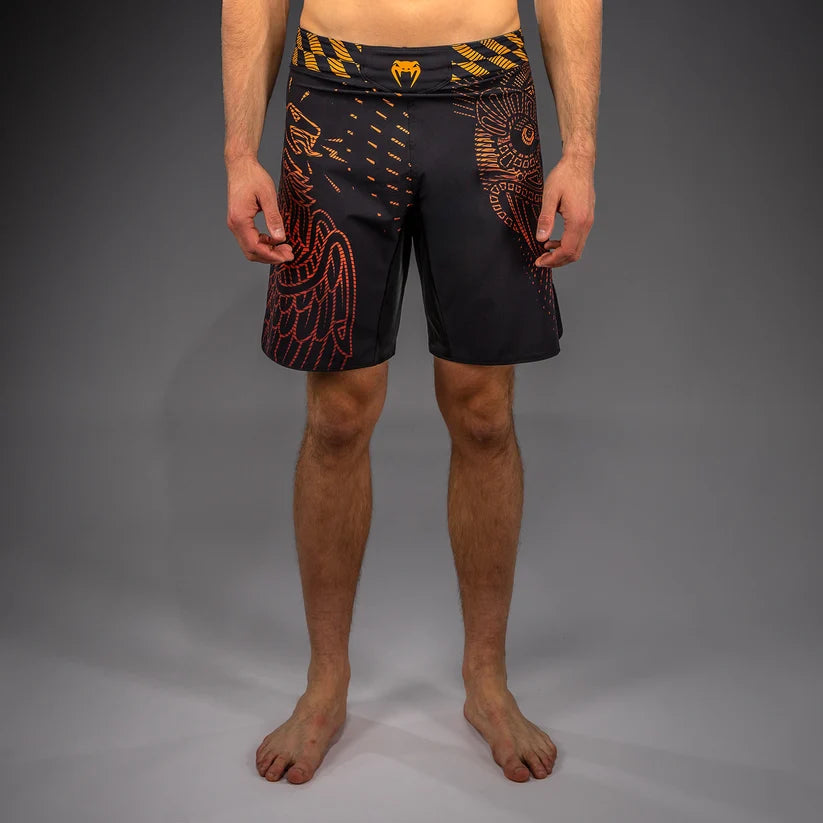 Short de Combat Quetzal Fury Venum - Noir/Rouge Fury/Mandarine