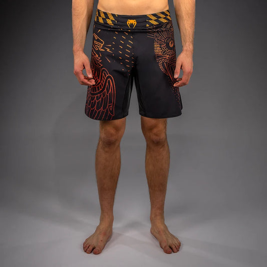 Short de Combat Quetzal Fury Venum - Noir/Rouge Fury/Mandarine