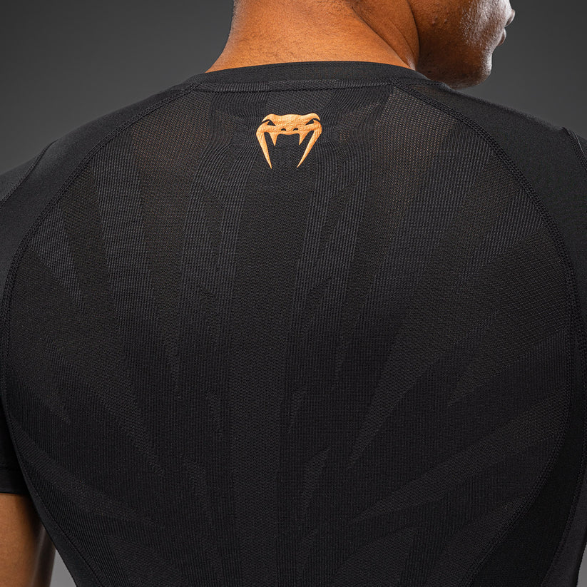 Rashguard manches courtes G-Fit Revolution Venum - Noir/Cuivre