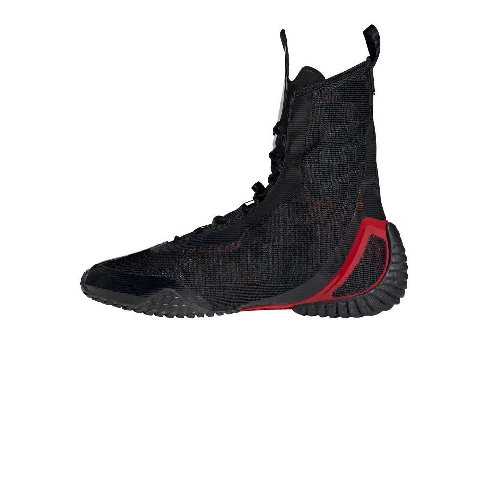 Chaussures de boxe Speedex Ultra Adidas - Noir/Blanc/Rouge