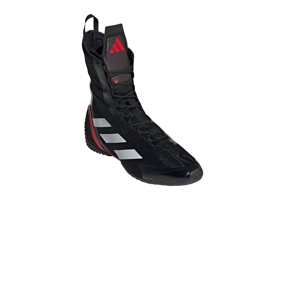 Chaussures de boxe Speedex Ultra Adidas - Noir/Blanc/Rouge