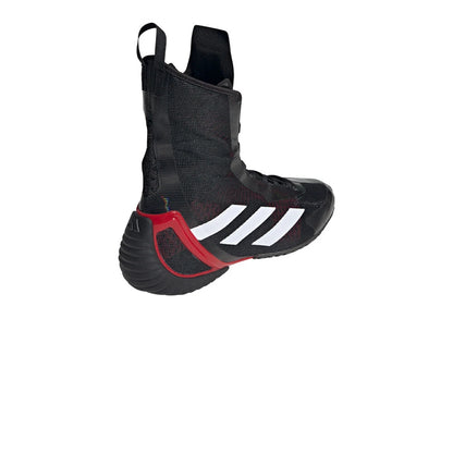 Chaussures de boxe Speedex Ultra Adidas - Noir/Blanc/Rouge