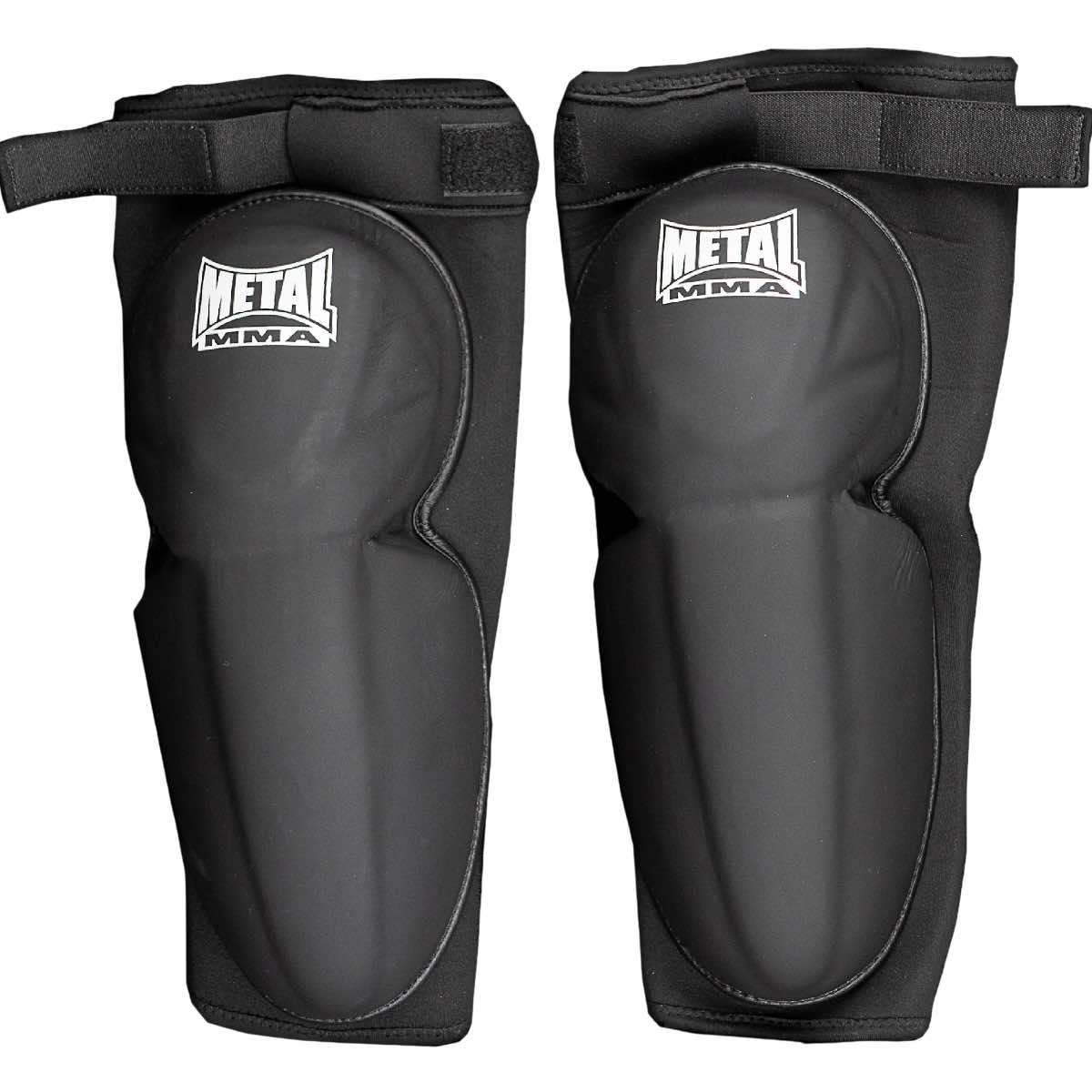 Coudières MMA néoprène Metal Boxe - Noir