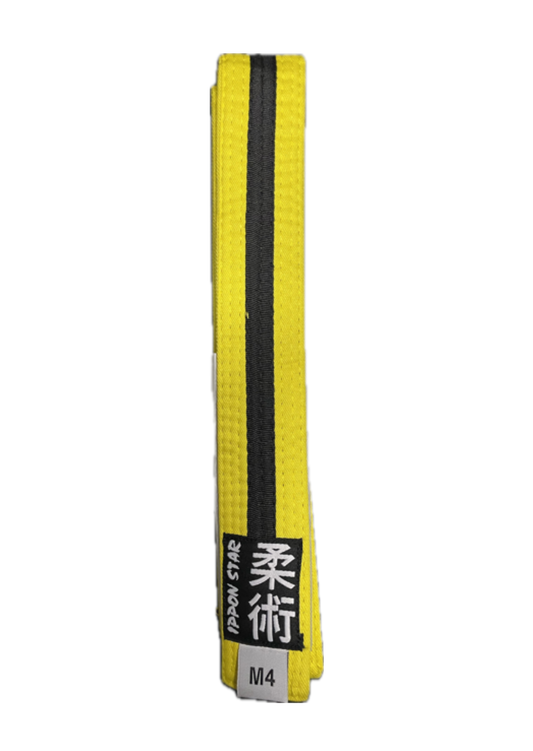 Ceinture de JJB IPPON STAR - Jaune/Noir