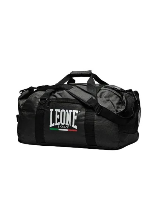 Sac de sport 2-en-1 "Borsone Zaino" Leone - Noir