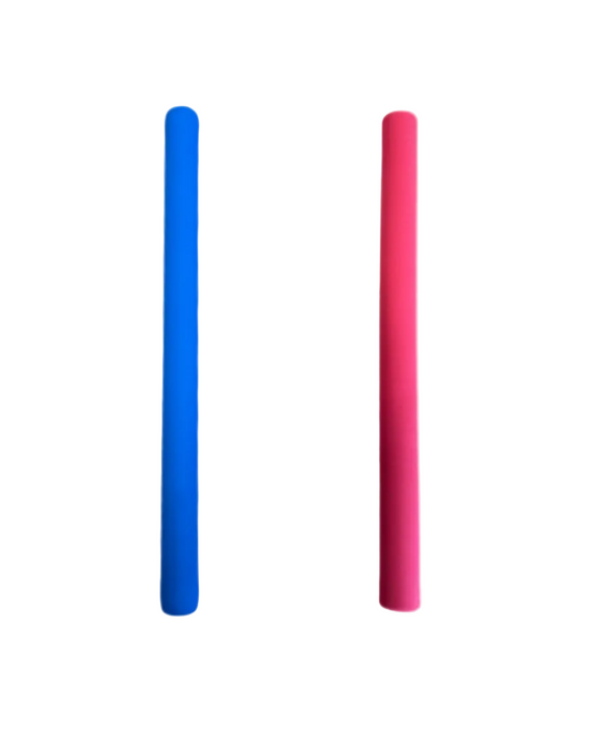 2 batons jujitsu 50cm - Rouge/Bleu