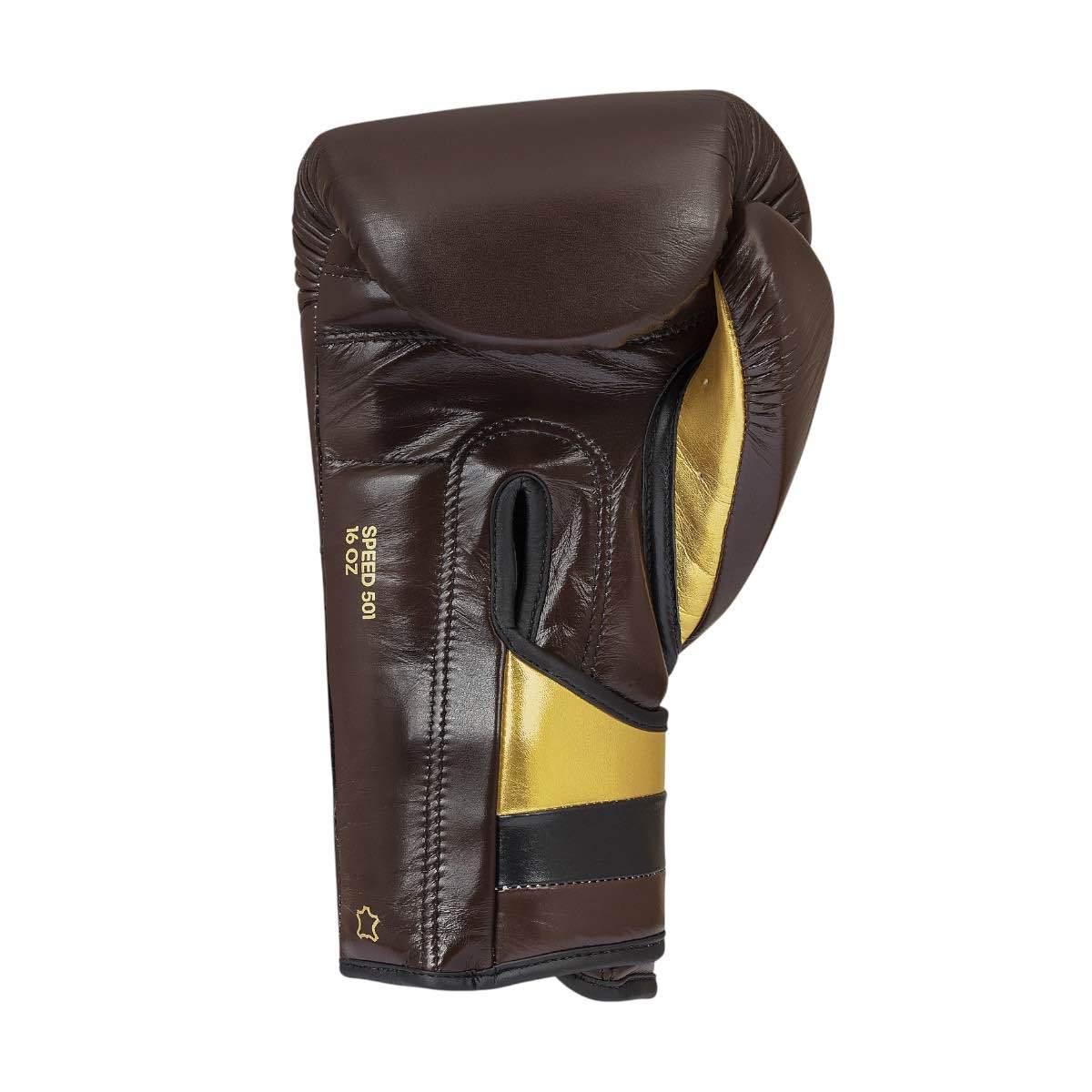 Gants de boxe Speed 501 Pro Line Adidas - Marron/Or