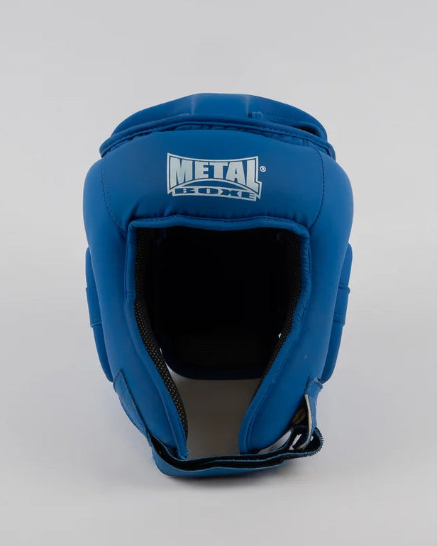 Casque de compétition Junior Metal Boxe - Bleu