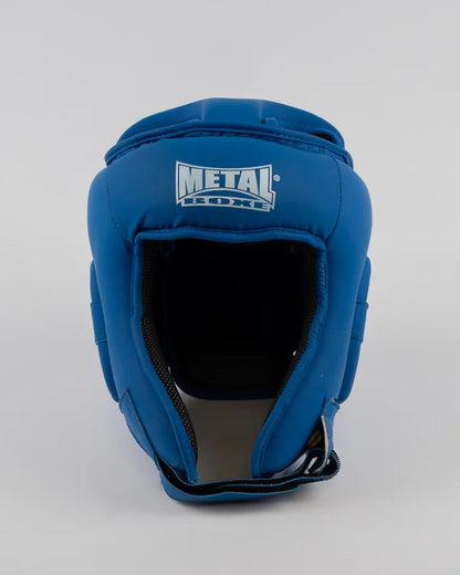 Casque de compétition Junior Metal Boxe - Bleu