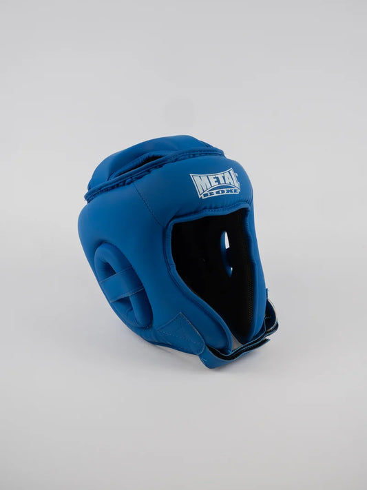 Casque de compétition Junior Metal Boxe - Bleu
