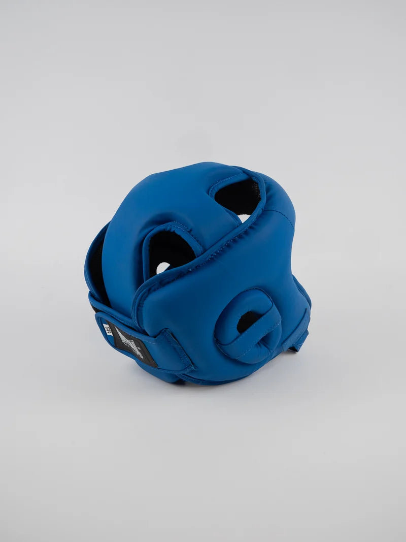 Casque de compétition Junior Metal Boxe - Bleu