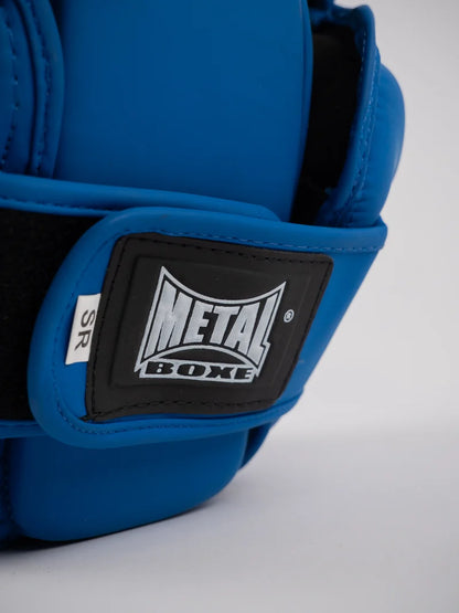 Casque de compétition Junior Metal Boxe - Bleu
