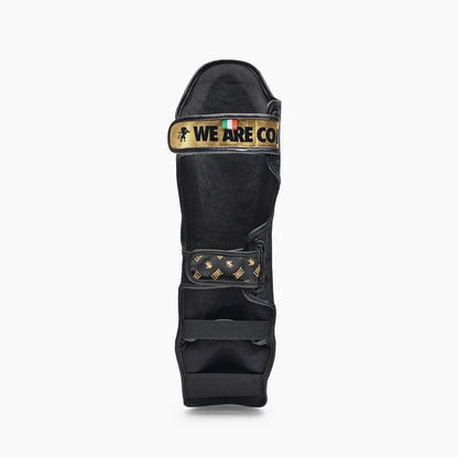 Protège-tibias pieds DNA Leone 1947 - Noir/Or