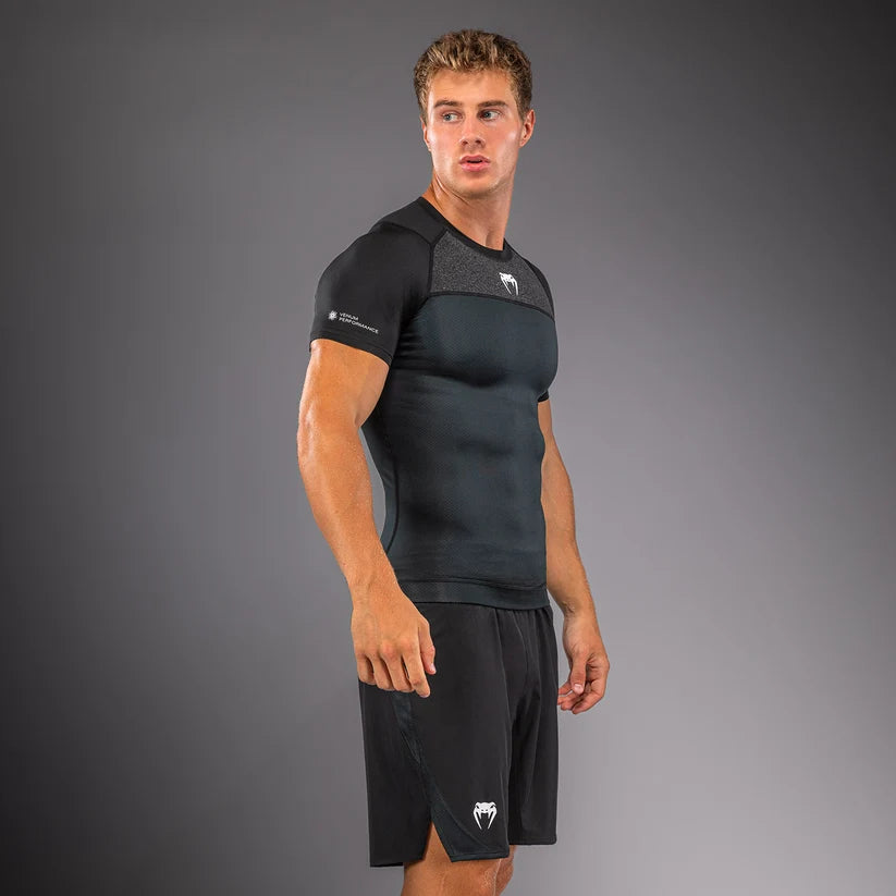 Rashguard manches courtes G-Fit Scale Venum - Noir