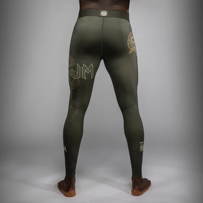 Pantalon de Compression Serpenti Venum – Kaki/Bronze/Ivoire