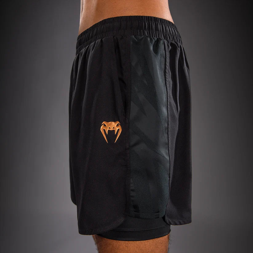 Short d’entraînement G-Fit Revolution Venum - Noir/Cuivre