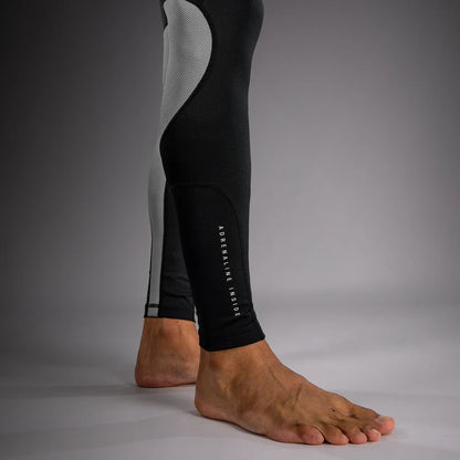 Pantalon de Compression Adrenaline Venum – Noir/Gris Argenté