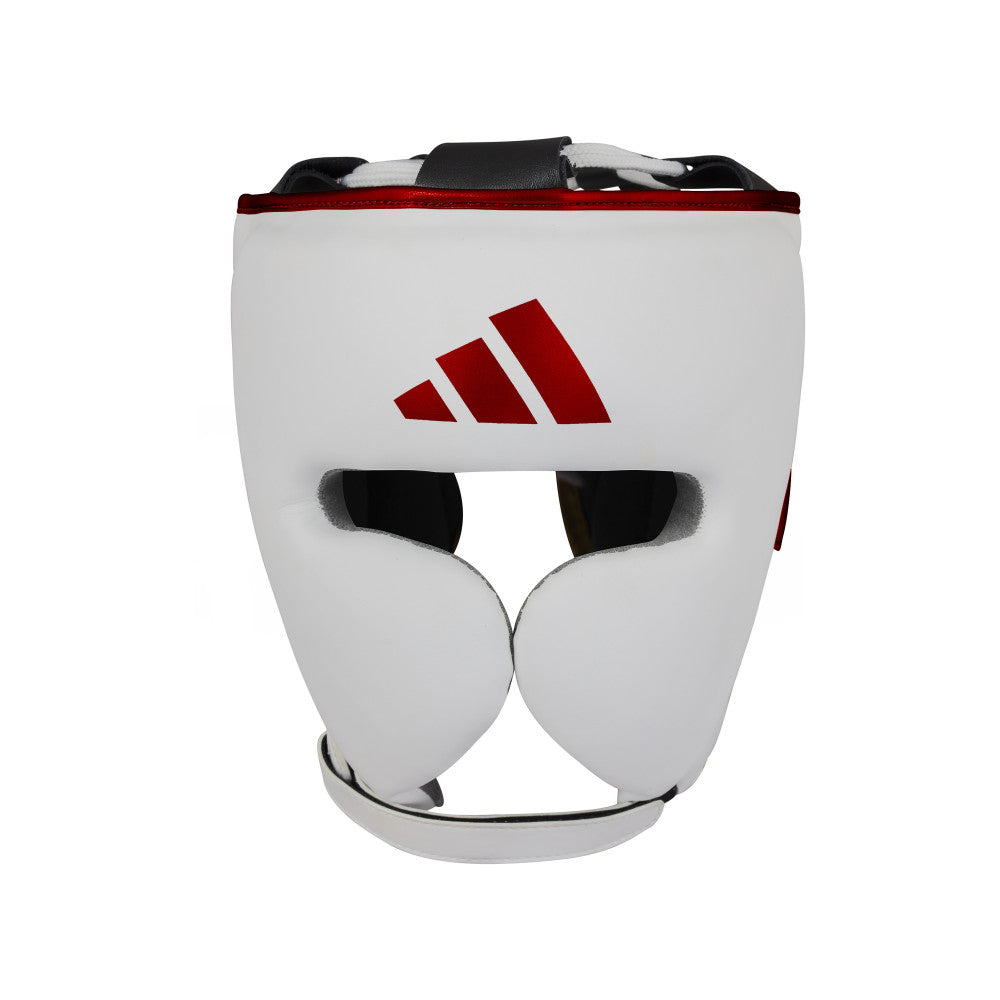 Casque de Boxe PRO Adidas - Blanc/Rouge